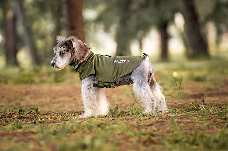Waterproof Dog Raincoat with Reflective Strips - All-Weather Outdoor Protection for Small to Large Dogs (S-3XL) | V.PET.BR Brand