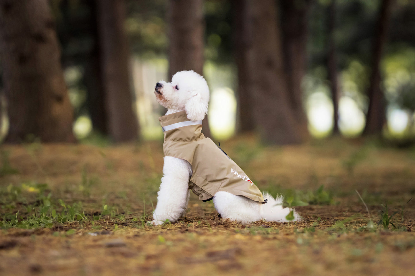 Waterproof Dog Raincoat with Reflective Strips - All-Weather Outdoor Protection for Small to Large Dogs (S-3XL) | V.PET.BR Brand