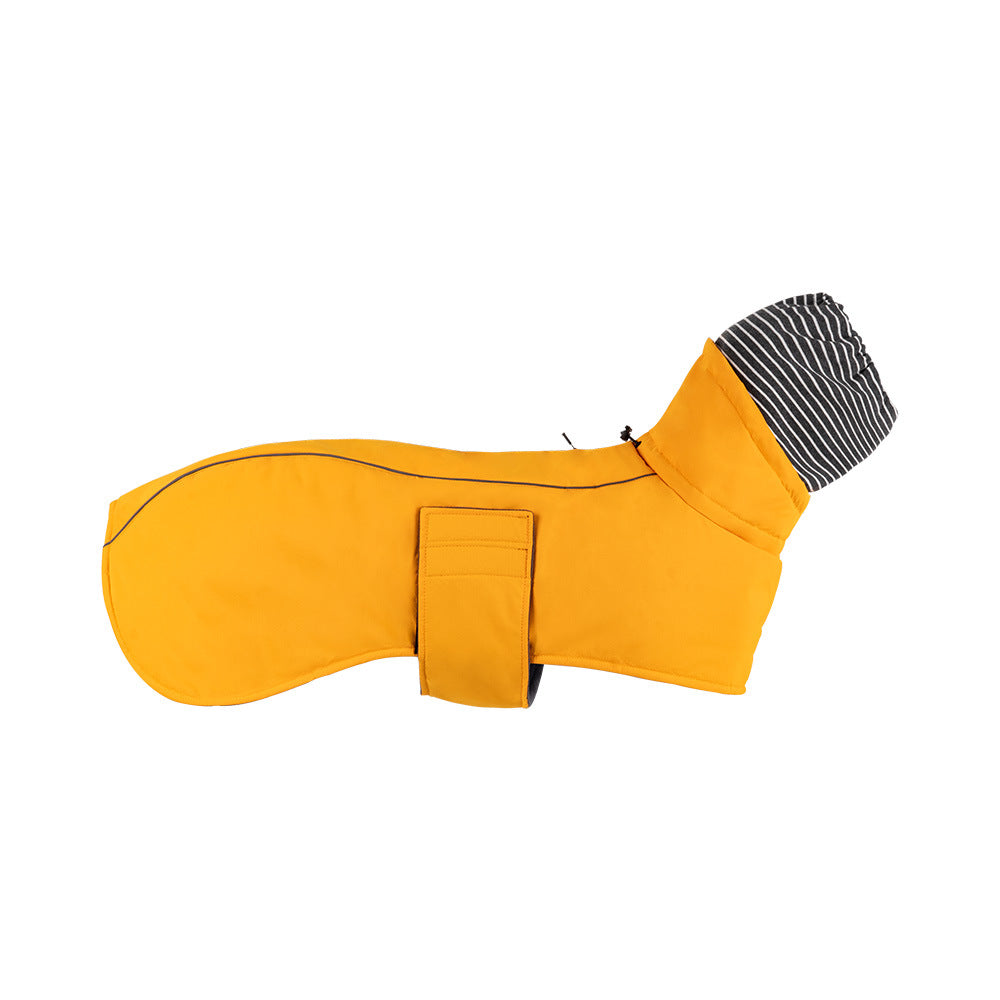 V·PET·B·R Waterproof Dog Winter Coat - Windproof Fleece-Lined Parka with High Neck for Small to Large Dogs (S-2XL) | All-Weather Thermal Cape Jacket