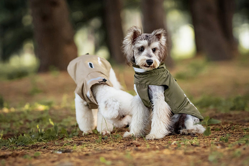Waterproof Dog Raincoat with Reflective Strips - All-Weather Outdoor Protection for Small to Large Dogs (S-3XL) | V.PET.BR Brand