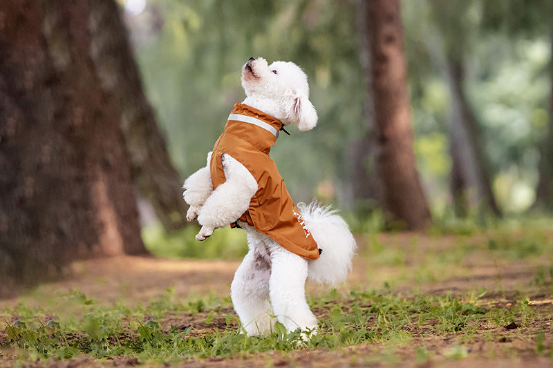 Waterproof Dog Raincoat with Reflective Strips - All-Weather Outdoor Protection for Small to Large Dogs (S-3XL) | V.PET.BR Brand
