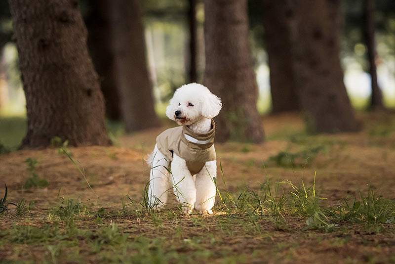 Waterproof Dog Raincoat with Reflective Strips - All-Weather Outdoor Protection for Small to Large Dogs (S-3XL) | V.PET.BR Brand