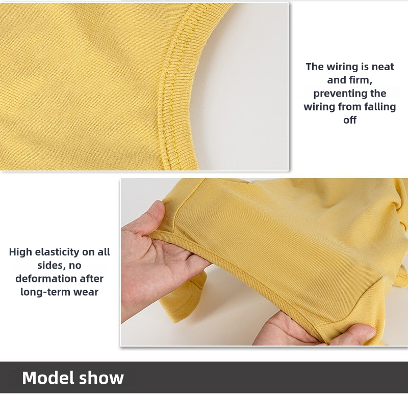 Pet Anti-Shedding Four-Legged Clothes Solid Color Warm Comfortable Dog Clothes Skin-Friendly Multi-Color Four Seasons Base Shirt High Neck Clothes