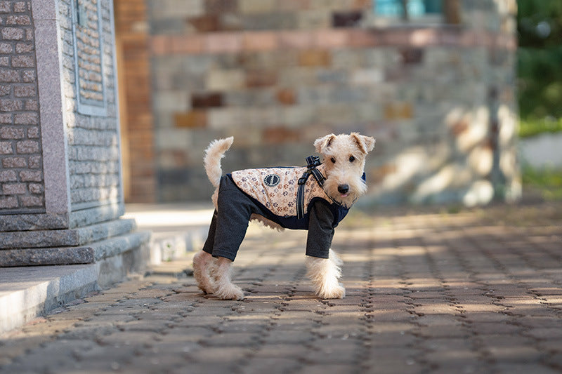 Pet Anti-Shedding Four-Legged Clothes Solid Color Warm Comfortable Dog Clothes Skin-Friendly Multi-Color Four Seasons Base Shirt High Neck Clothes